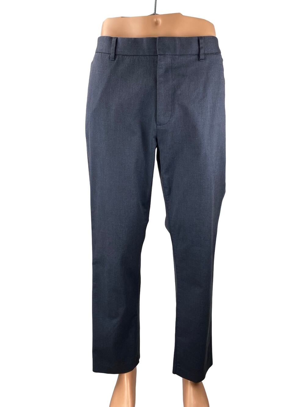 Bonobos Monday Men's Navy Blue Straight Mid Rise Dress Trousers Pants Size 35